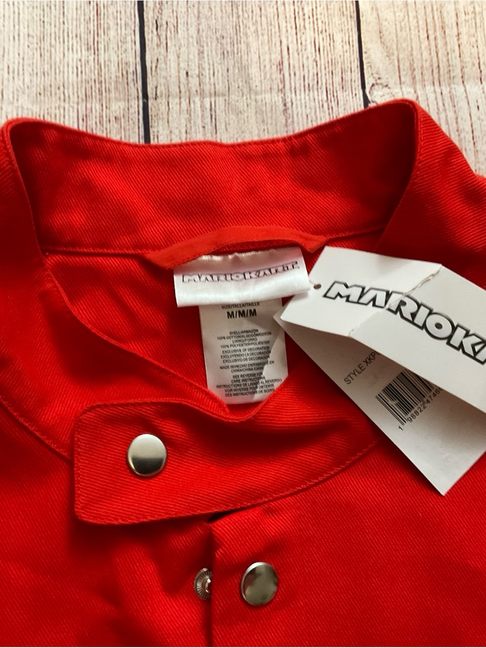 Target Red Mario Kart Racing Bomber Jacket - Picture 2 of 9